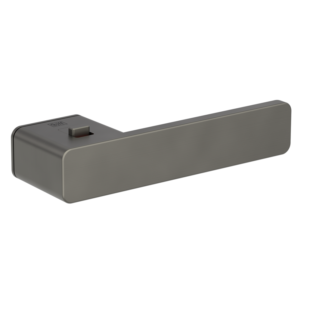 Door handle pair R8 ONE cashmere grey 38-45mm smart2lock R