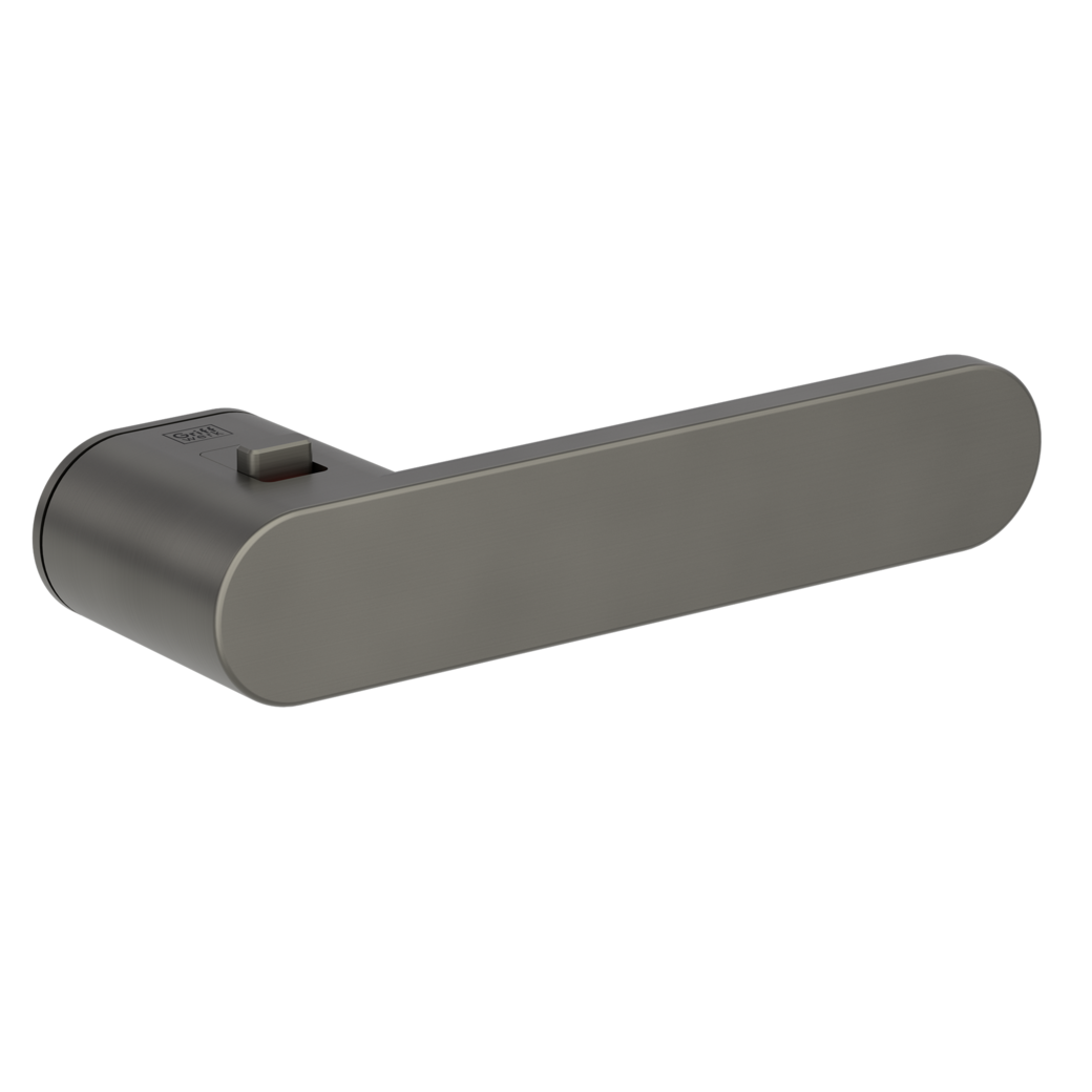 Door handle pair AVUS ONE cashmere grey 38-45mm smart2lock R