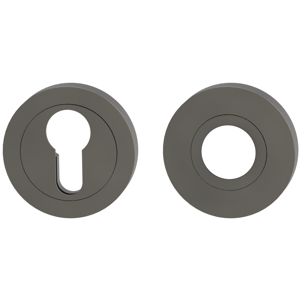 inner security rose set clip on round with decoline cashmere grey