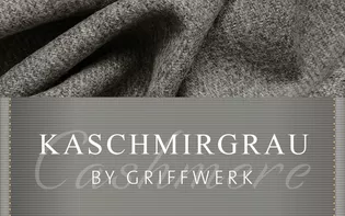 Gris cachemira es el nombre del nuevo y cálido color de superficie para griferías de tacto inusual de Griffwerk.