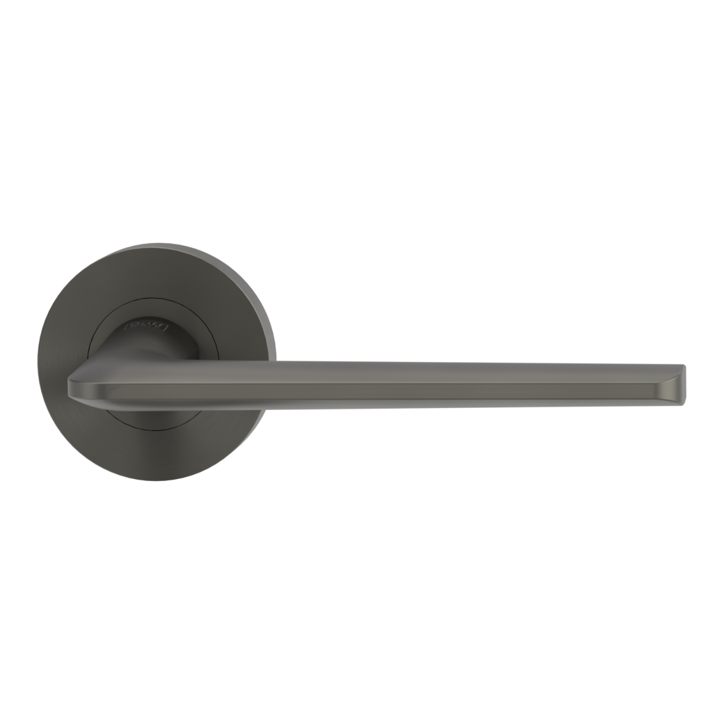 door handle set REMOTE screw on cl4 rose set round OS cashmere grey