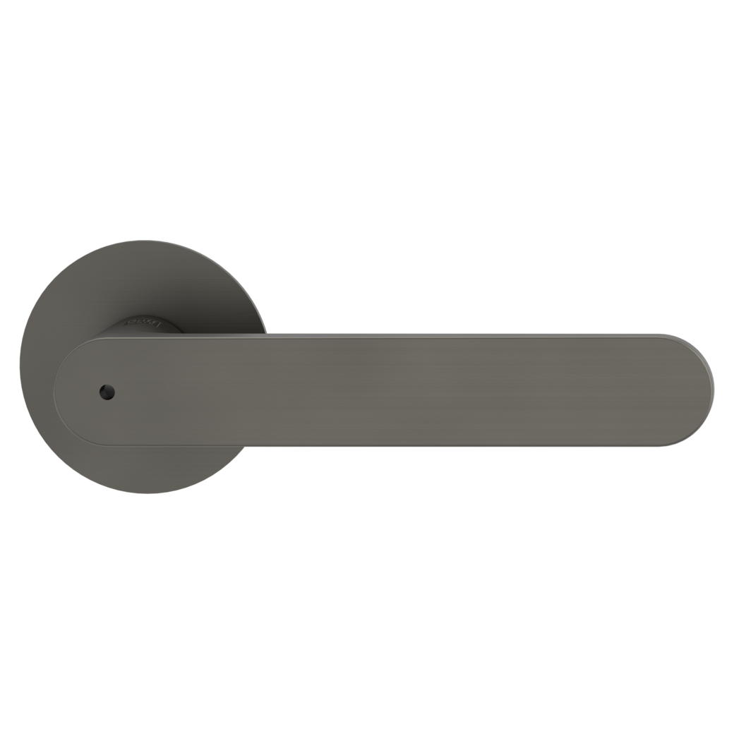 AVUS PIATTA S door handle set Flat escutcheons round smart2lock 2.0 R cashmere grey