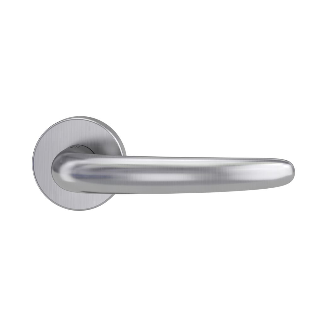 ULMER GRIFF door handle set Clip-on system GK3 round escutcheons OS satin stainless steel