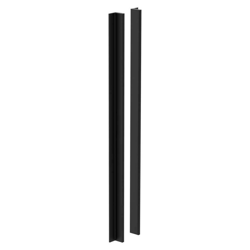 handle bar pair PLANEO GS_49012 adhesive technique 26.5x550x24.88mm graphite black