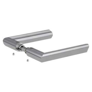 Handle pair TRI 134 for glass door lock