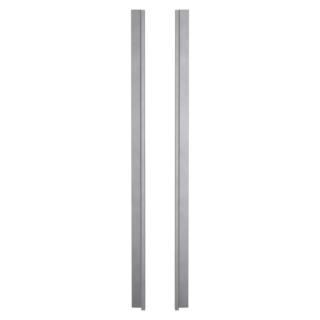 handle bar pair PLANEO GS_49012 adhesive technique 26.5x550x24.88mm brushed steel