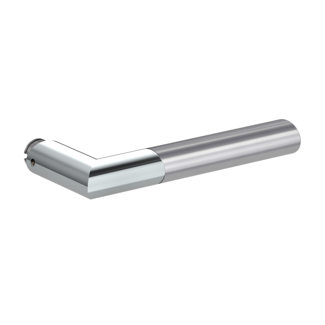 handle ARICA polished/brushed steel L/R