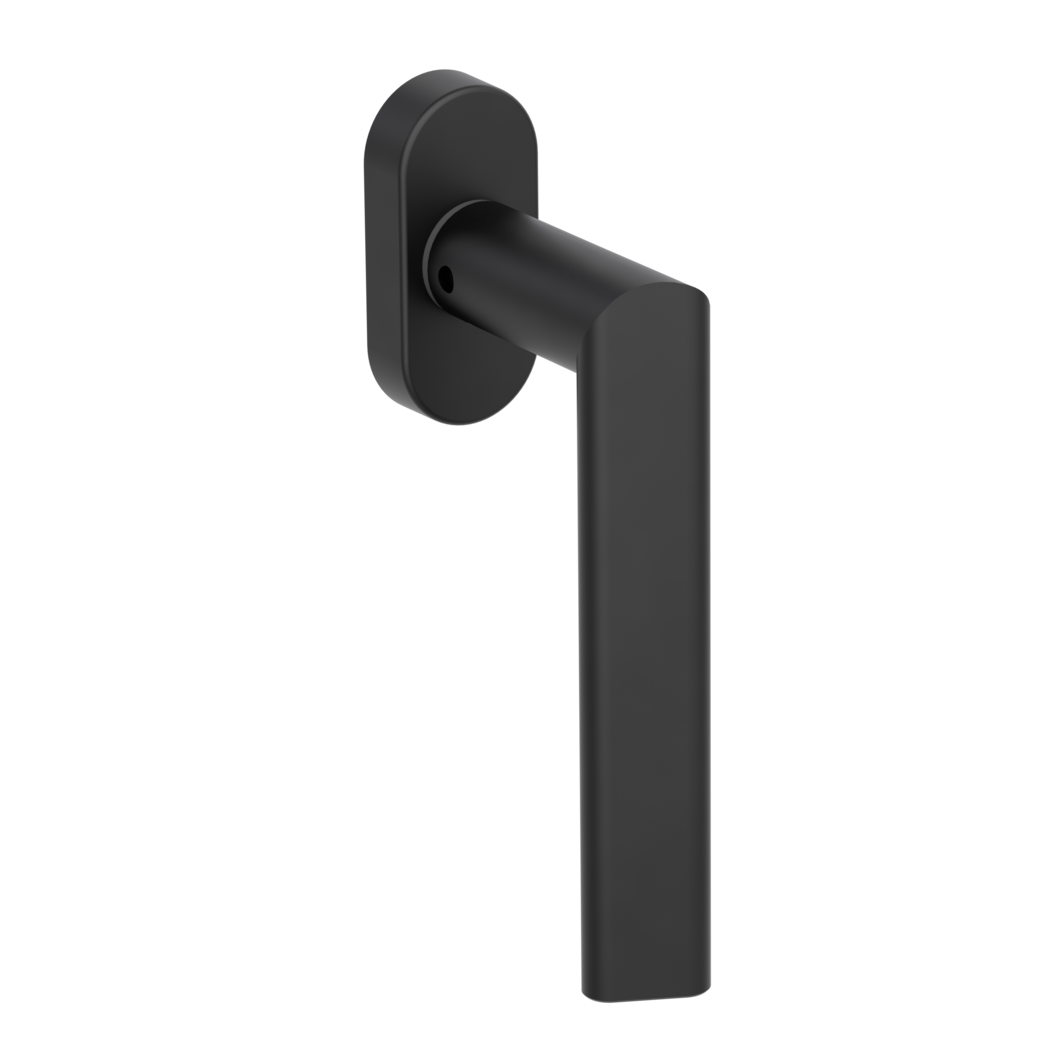 window handle TRI 134 graphite black R 7x42mm