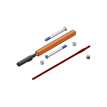 Hohlstift-Set für Garnitur LORITA PROFESSIONAL, smart2lock