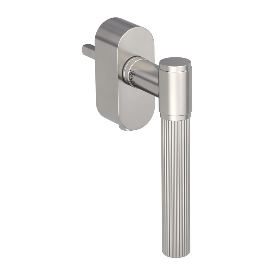 window handle VAYA 136 ARIS F2F  velvet grey L 7x40