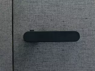 La ilustración muestra las Manillas de puerta ONE smart2lock de Griffwerk en Negro grafito.