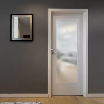 Glass door SNOWWHITE