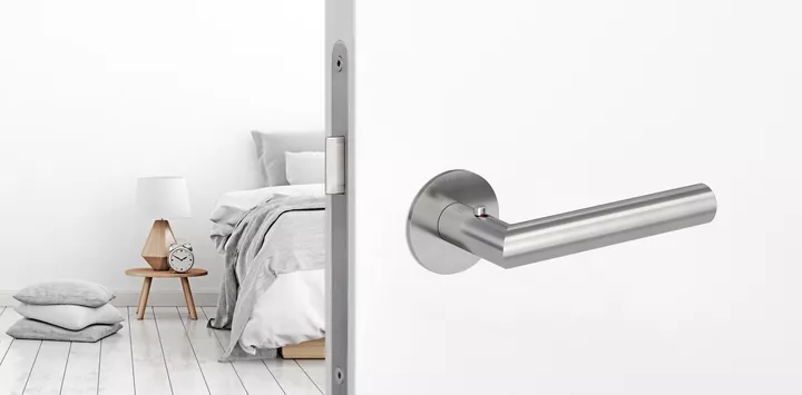 Smart2lock by Griffwerk: Reduced appearance thanks to locking mechanism integrated into the handle. (Image: Griffwerk GmbH)