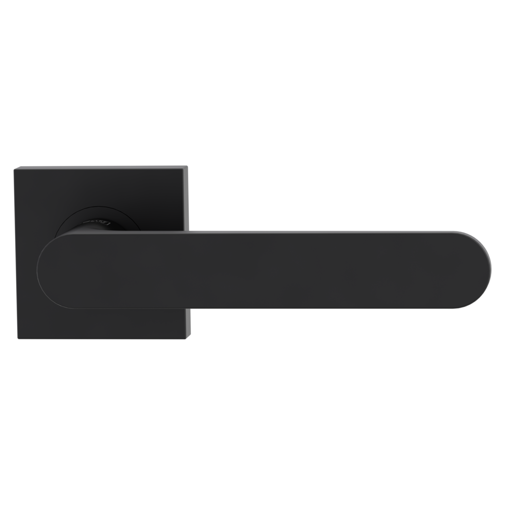 door handle set AVUS screw on cl4 rose set square OS graphite black