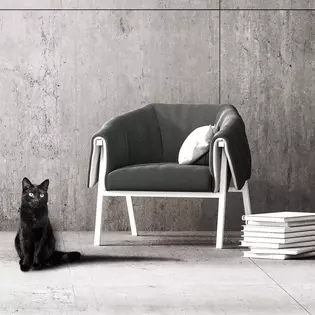 Minimal Chic with soft2touch In a minimalistically furnished apartment, thoughts come to rest completely undisturbed.