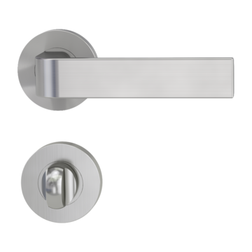 Isolated product image in perfect product view shows the GRIFFWERK rose set square GRAPH in the version turn and release - graphite black - screw on technique inside view 