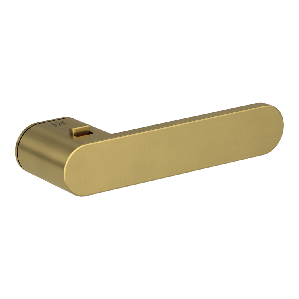Juego de manillas de puerta AVUS ONE Gold matt 38-45mm smart2lock Der.