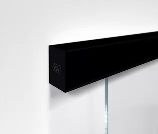PLANEO 120 negro grafito Herraje de puerta corredera PLANEO 120 con opciones adicionales de solución de espacio