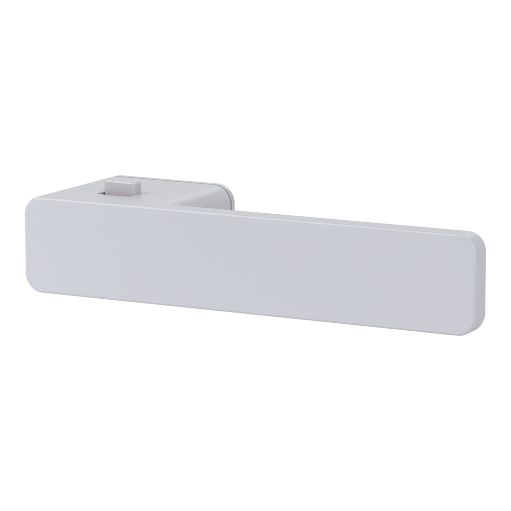 Paire de poignées de porte R8 ONE Blanc satiné 38-55mm smart2lock D