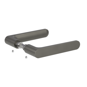 Handle pair AVUS for glass door lock