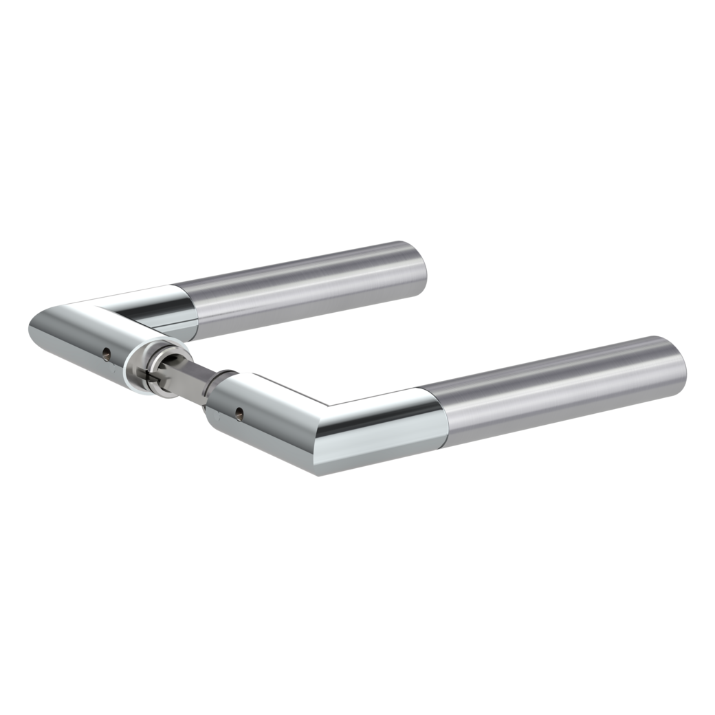 handle pair ARICA polished/brushed steel