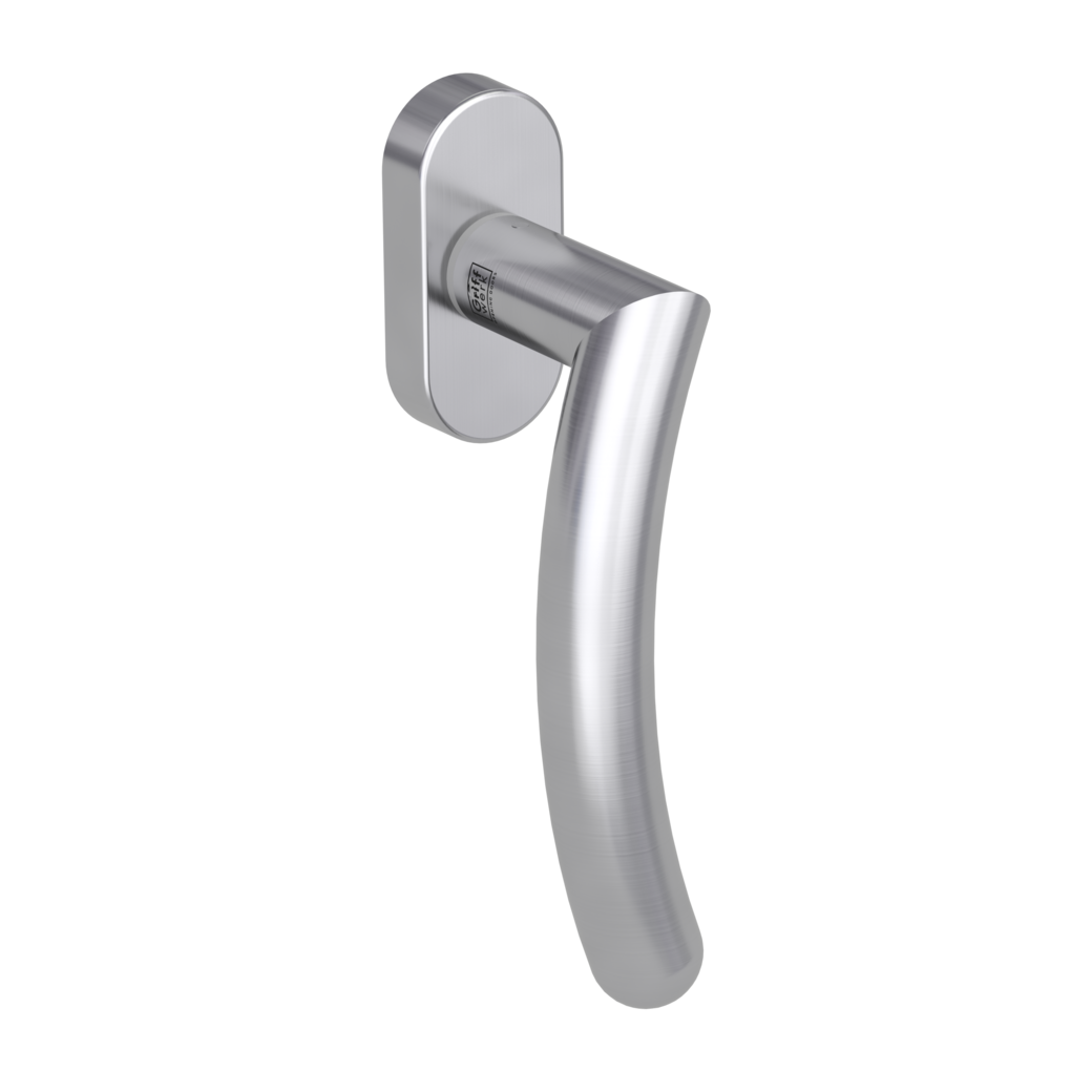 window handle SAVIA brushed steel L 7x32mm