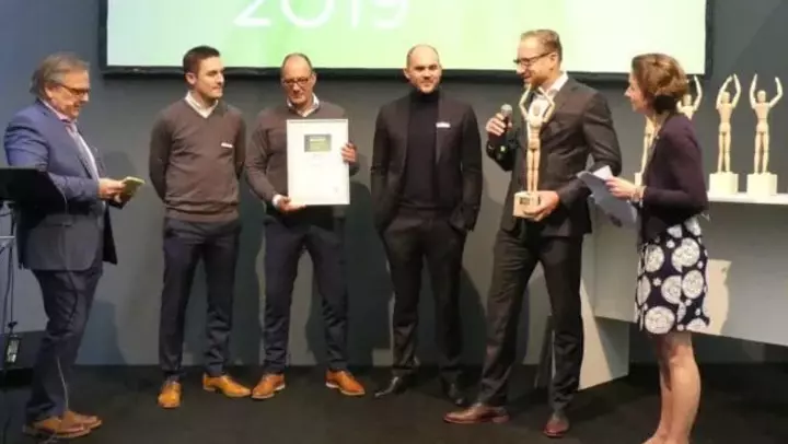 Illustration shows the Woody Award ceremony during the industry day in Cologne