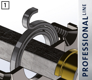 Sprung lever operation Highquality equipment details are the two lifting springs
