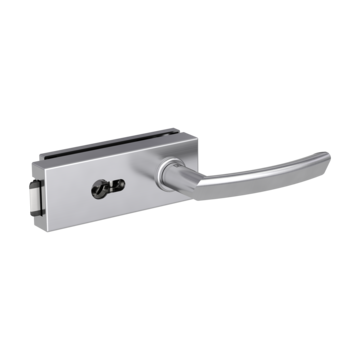 Glass door fitting PURISTO S with door handle JETTE CRYSTAL