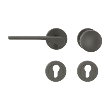 Knob handle set LEAF LIGHT