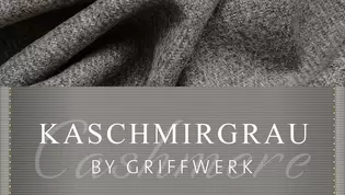 Cashmere grey is the name of the new, warm surface colour for fittings with an unusual feel from Griffwerk.