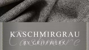 Cashmere grey by Griffwerk Cashmere grey is the name of the new, warm surface colour for fittings with an unusual feel from Griffwerk.