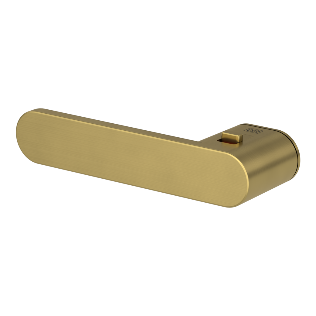 AVUS ONE pair of door handles brushed gold 38-45mm smart2lock L