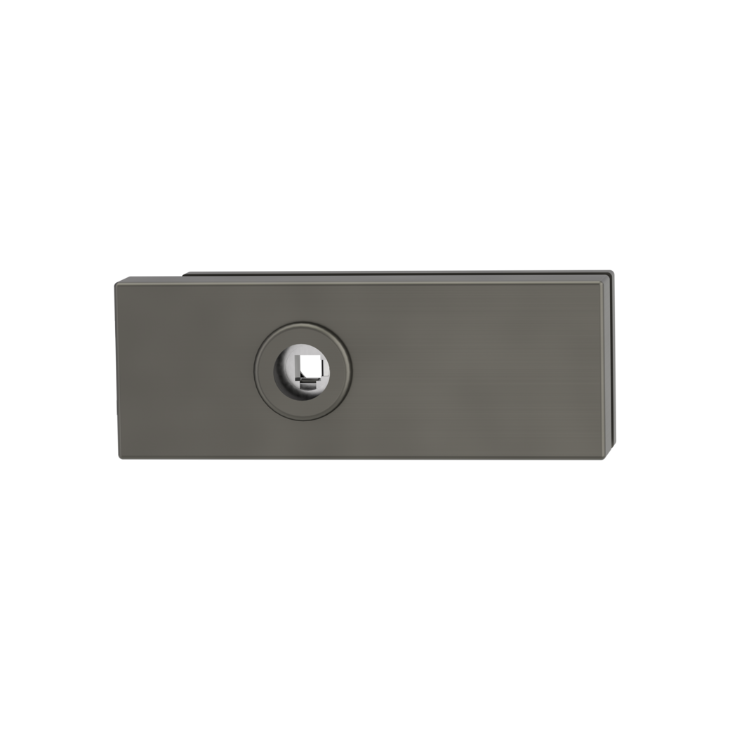 Glass door lock PURISTO S unlockable L/R magnetic cashmere grey