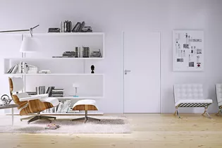 Moderna sala de lectura La ilustración muestra una sala de lectura moderna.