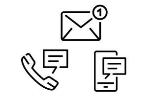 Icon für Beratung Bei allen Fragen rund um Glastüren und Türgriffen helfen ihnen geschulte Berater gerne weiter das richtige Produkt zu finden.