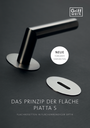 Der Themenkatalog PIATTA S präsentiert unsere neue Flachrosette in flächenbündiger Optik und mit smarter Beschlagstechnik.