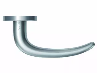 Silhouette product image from the top of Griffwerk door handle from Max Bill Ulmer handle. 