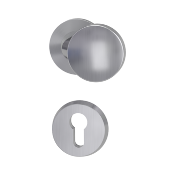 Security rosette set with knob R1