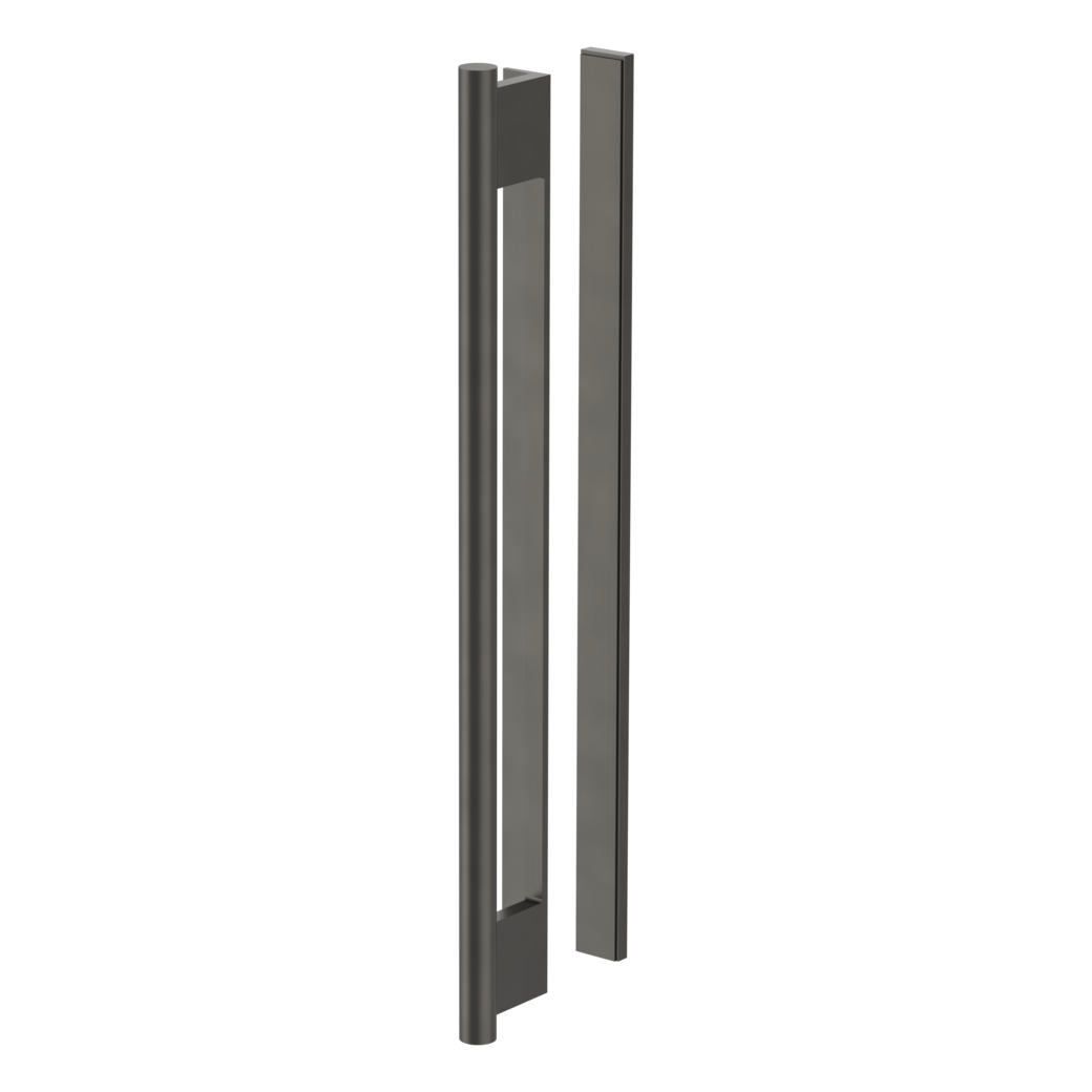 Griffstange mit -leiste LUCIA Klebetechnik 56.1x450x25mm Kaschmirgrau