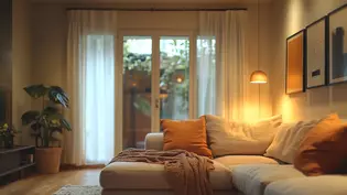 gemütliches Wohnzimmer Das Bild zeigt ein gemütliches Wohnzimmer