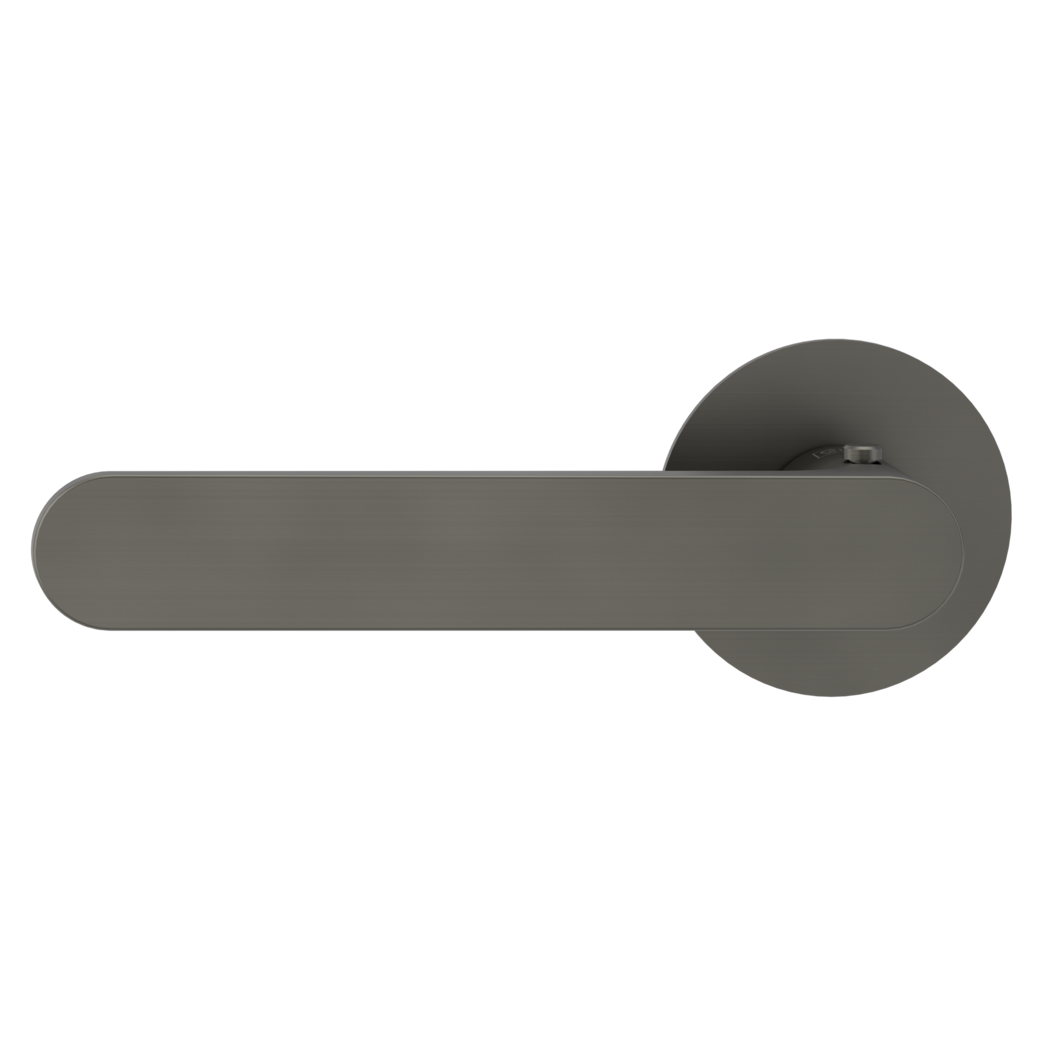 Gar.de poignée de porte AVUS PIATTA S Rosace plate rosaces rondes smart2lock 2.0 G gris cachemire