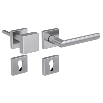 Knob handle set OVIDA QUATTRO