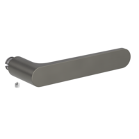 Silhouette product image in perfect product view shows the Griffwerk handle AVUS in the version cashmere grey, R