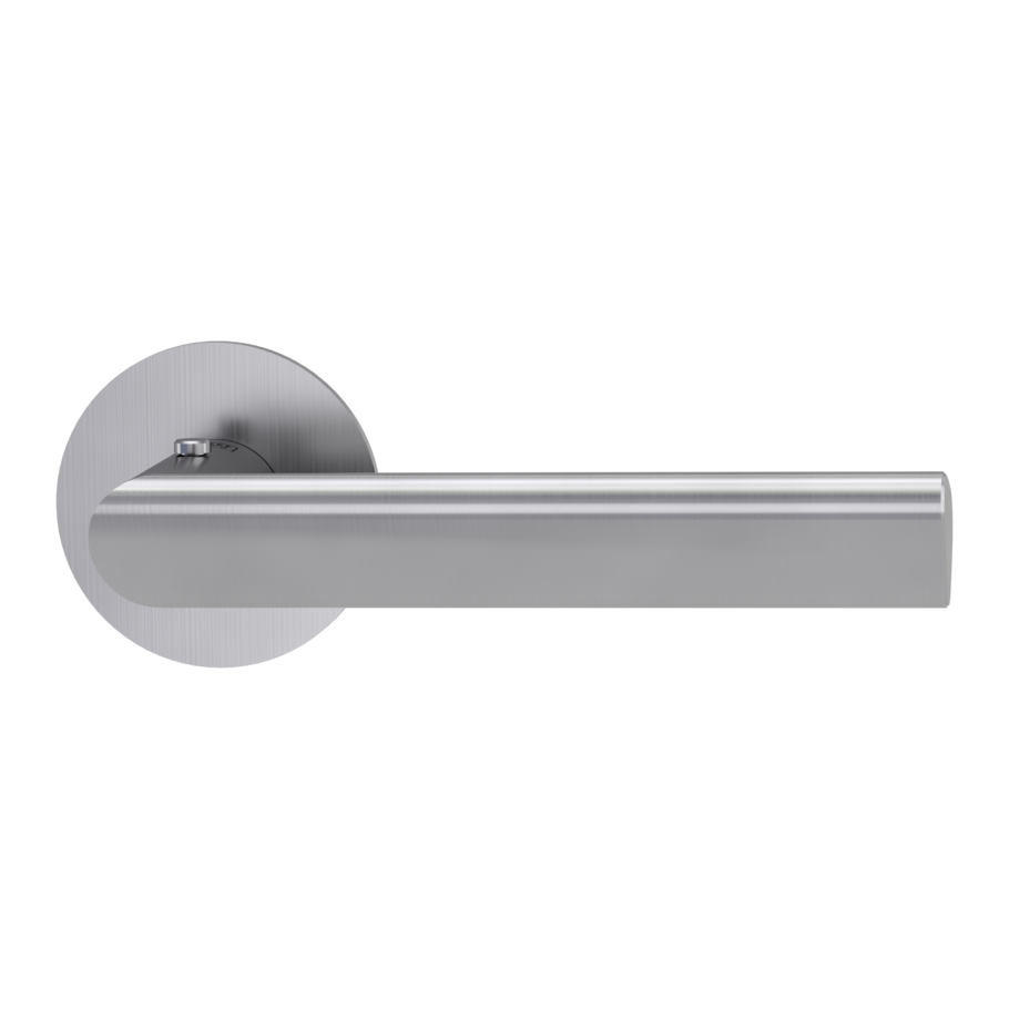 Türgriffgarnitur TRI 134 Flachrosette Rosetten rund smart2lock 2.0 R Edelstahl matt