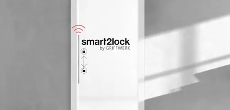 PLANEO smart2lock: Undisturbed at the touch of a button - privacy for rooms with sliding doors with convenient 1-handed operation.