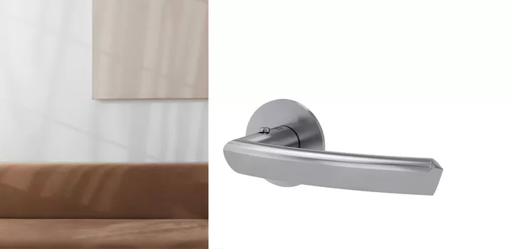 Wohnraumbild von JETTE CRYSTAL PIATTA S in der Version smart2lock, edelstahl matt