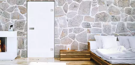 La porte en verre VSG Piano White séduit par sa finition brillante, facile à nettoyer.