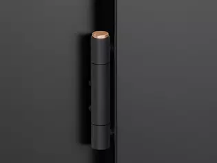 Door hinge Lucia Select Copper The picture shows the Door hinge Lucia Select in Copper.