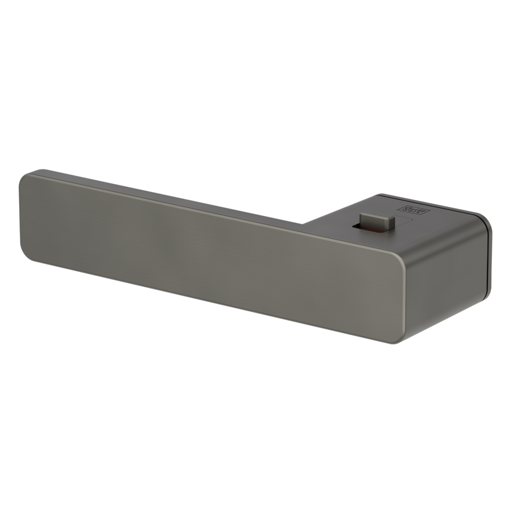 Door handle pair R8 ONE cashmere grey 38-45mm smart2lock L